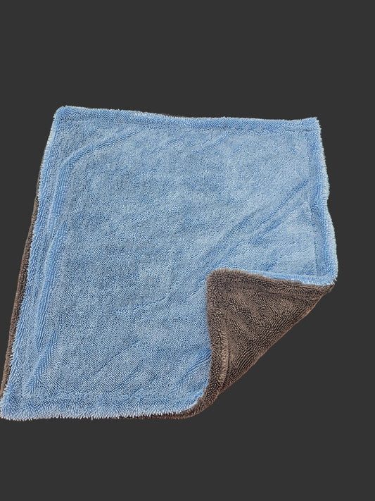 16"x16" Twist Loop Drying Towel, Microfiber, Premium+, 1100GSM