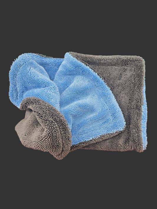 16"x16" Twist Loop Drying Towel, Microfiber, Premium+, 1100GSM